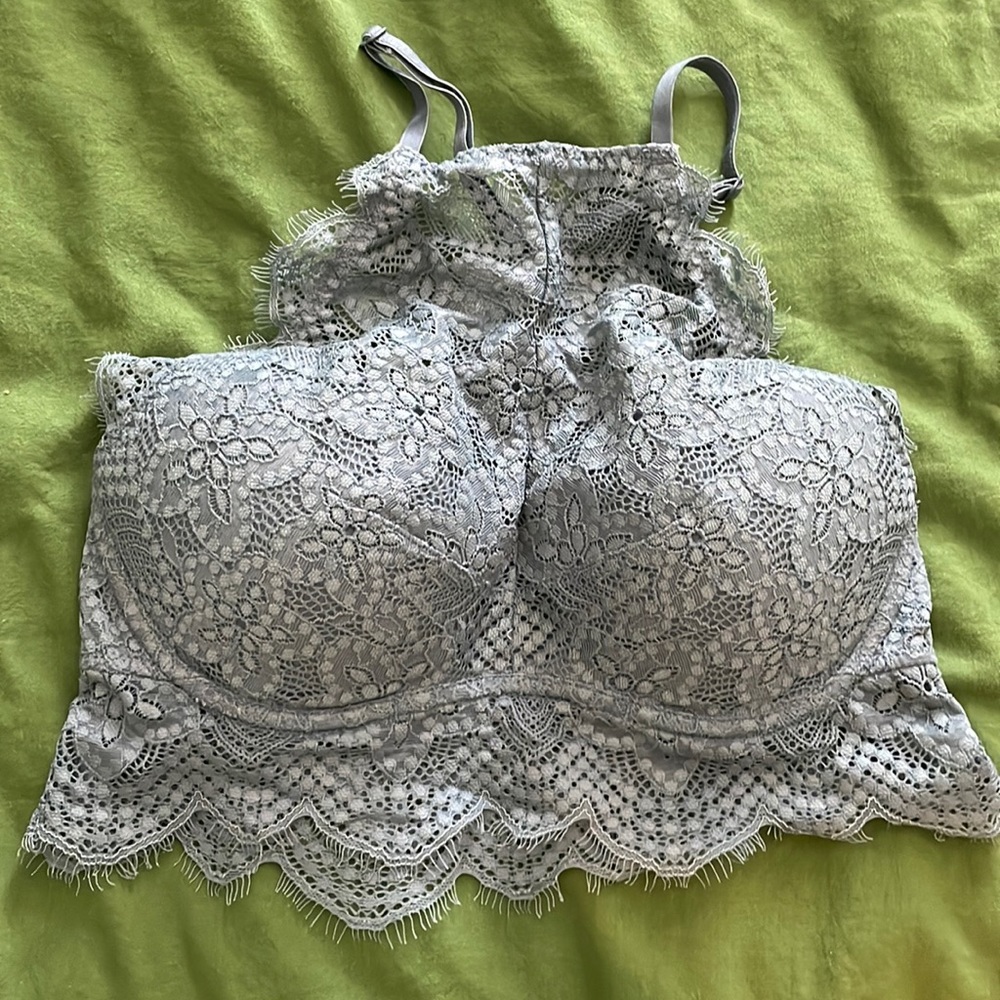 PINK high neck bralette